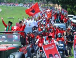 Pelalawan Menyala, 10 Ribu Simpatisan Antarkan Zukri Tamrin Daftar ke KPU