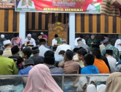 Dikegiatan magrib mengaji Pemda Pelalawan adakan cek kesehatan secara gratis