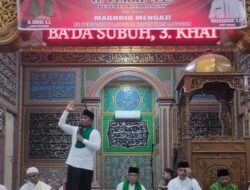 Bupati Zukri Laksanakan Kegiatan Magrib Mengaji Bersama Masyarakat Kelurahan Langgam