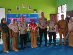 DALAM RANGKA PENCEGAHAN PERUNDUNGAN DAN KEKERASAN DILINGKUNGAN SEKOLAH POLSEK KERINCI KANAN KUNJUNGI SMP NEGERI 5 KERINCI KANAN