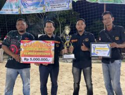 Ketua DPC Grib Jaya Pelalawan, Apresiasi Tim Futsal Grib Jaya raih  Juara 1