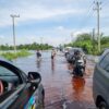 Satlantas Himbau Pengendara Berhati-hati Melintasi Banjir